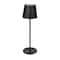 Hello Honey® 14.5" Black Round Metal LED Rechargeable Table Lamp